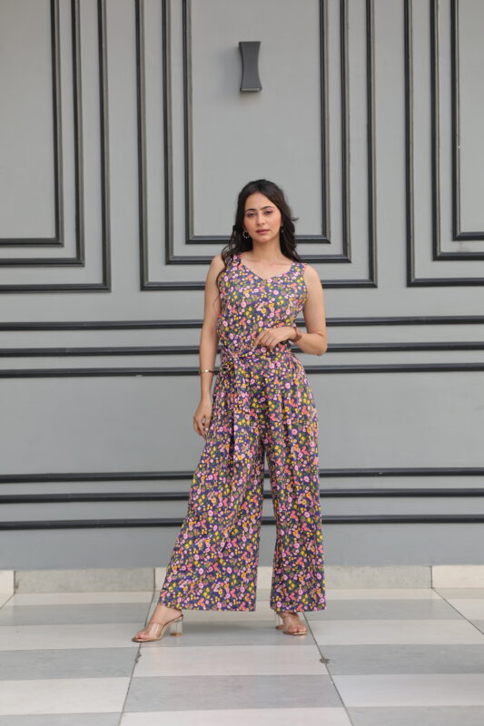 Multicolor Jump Suit - Kivia